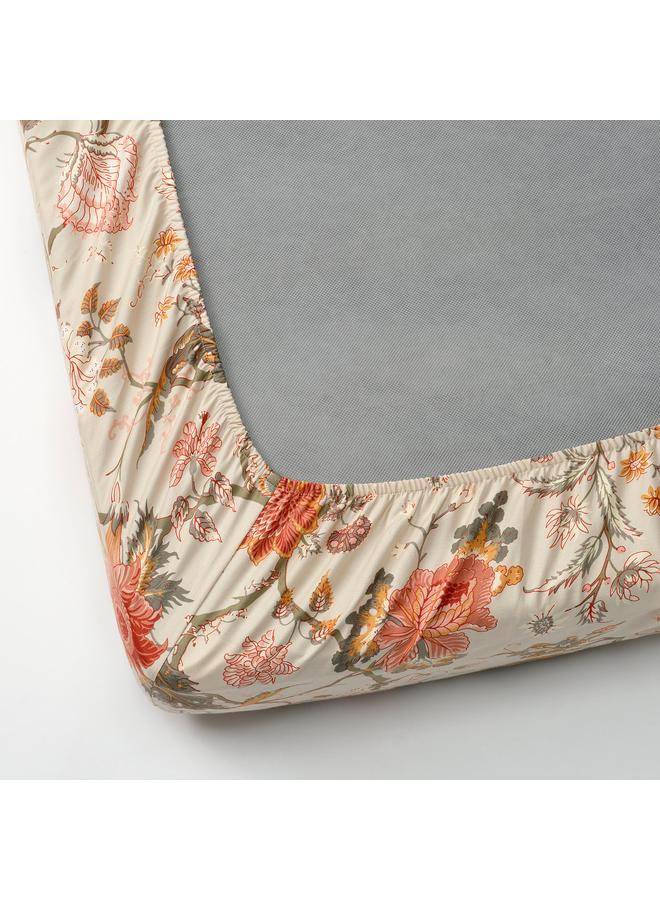 erorex Fitted sheet, light grey-beige, 180x200 cm - Image 5