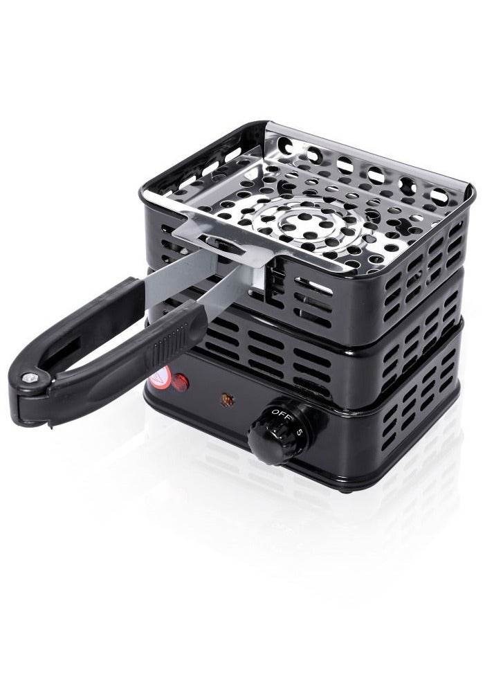 ال سي موقد اشعال فحم كهربائي إستانلس ستيل 1000 واط - Image 1