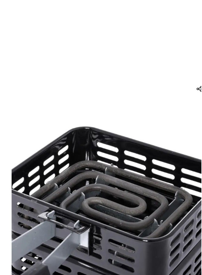 ال سي موقد اشعال فحم كهربائي إستانلس ستيل 1000 واط - Image 2