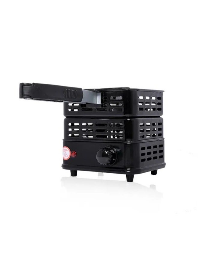 ال سي موقد اشعال فحم كهربائي إستانلس ستيل 1000 واط - Image 5