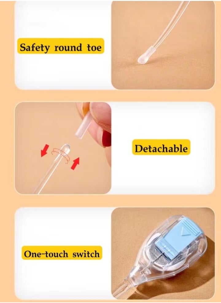 Generic 1pc LED ear cleaning spoon, earwax cleaning spoon for adults and children, flashlight round head LED ear cleaning spoon LED ear cleaning spoon, body care products (blue)  - Image 3