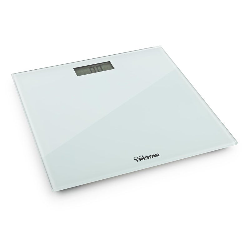 Tristar Glass Personal Scale 150 kg Capacity Choice of kg or Lb White - Image 2