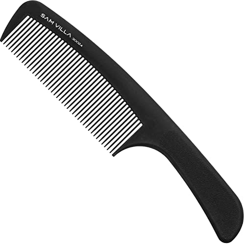 Sam Villa Artist Series Barbering Handle Comb, Black - Image 1