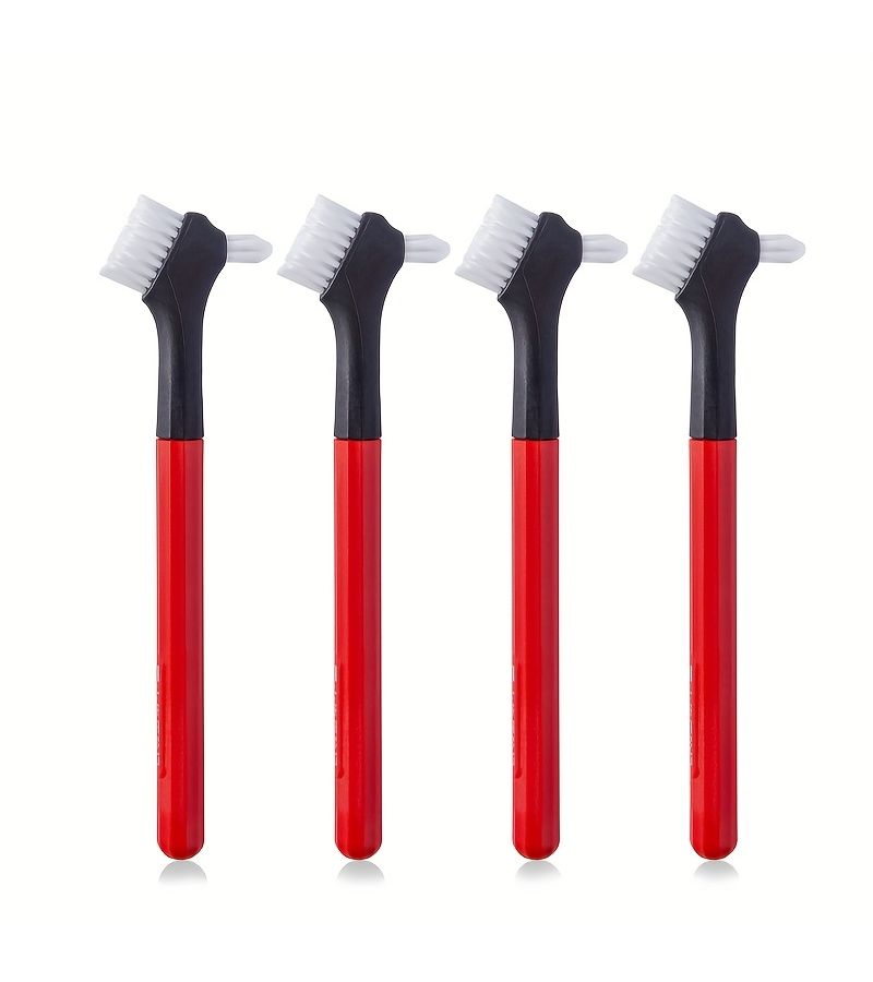 Dualhead Denture Cleaning Brush Multilayer Bristles 1 Stick Retainer Cleaner - Image 4