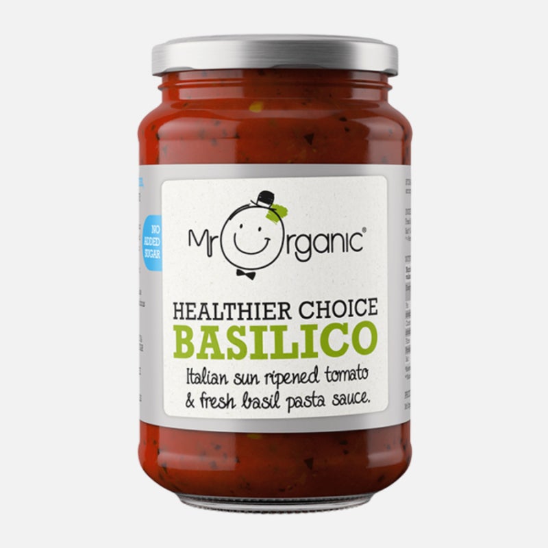 Mr organic Basilico Pasta Sauce (Healthier Choice), 350g, Italy - Image 5