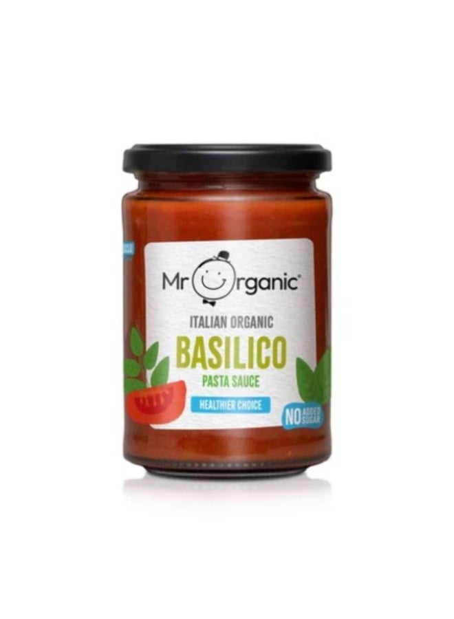 Mr organic Basilico Pasta Sauce (Healthier Choice), 350g, Italy - Image 1