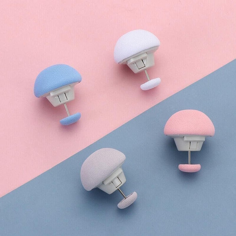 DD Retails Mushroom Non-Slip Duvet Cover Clips || High Elasticity Non-Slip Comforter Holder Fasteners || Needle Clip Duvet Cover Clips for Bedding Cover, Blanket, Curtains (Multicolor) (10) - Image 1