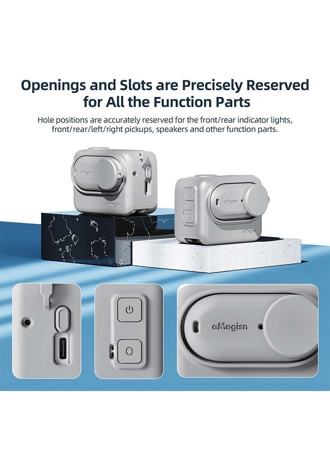aMagisn - aMagisn Premium Silicone Protective Case for Insta360 GO3S and GO3 - Essential Protection Accessory for Insta360 Action Cameras. - Image 1