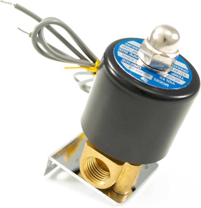 HornBlasters صمام هواء نحاسي 1/4" - (1/4" NPT / 12V) - Image 1