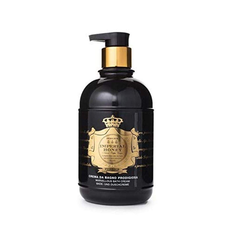 Perlier Imperial Honey Shower Bath Cream Nourishing Soothing Luxury Bath Cream Made With 100 Organic Italian Honey For Deep Moisturization And Hydration 169 Fluid Oz