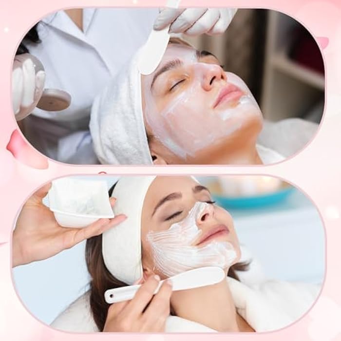 Ymapinc 6Pcs Resuable Cosmetic Spatula, Mask Applicator Tool Small Plastic Makeup Face Mask Spatula, Creams Mixing, Skincare or Scraping Jars, Face Brush 8.11 1.22 Inch - Image 4