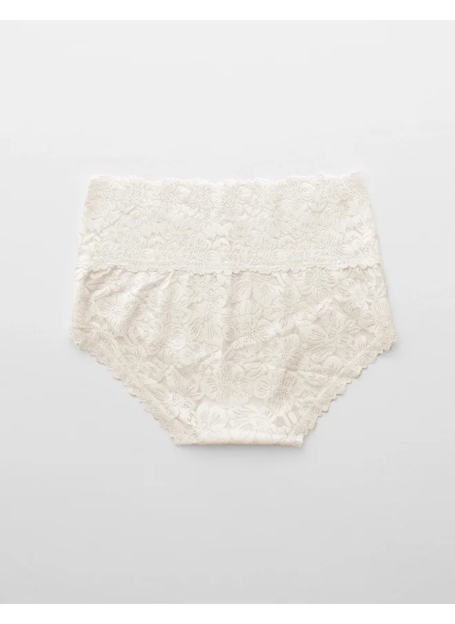 Aerie Show Off Rosey Lace Boybrief Underwear