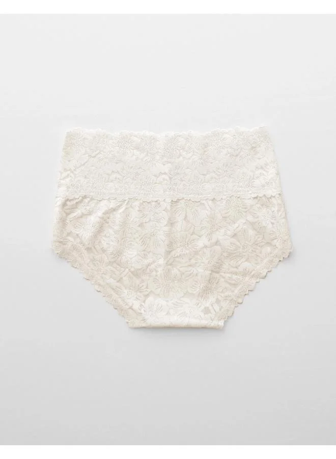 Aerie Show Off Rosey Lace Boybrief Underwear