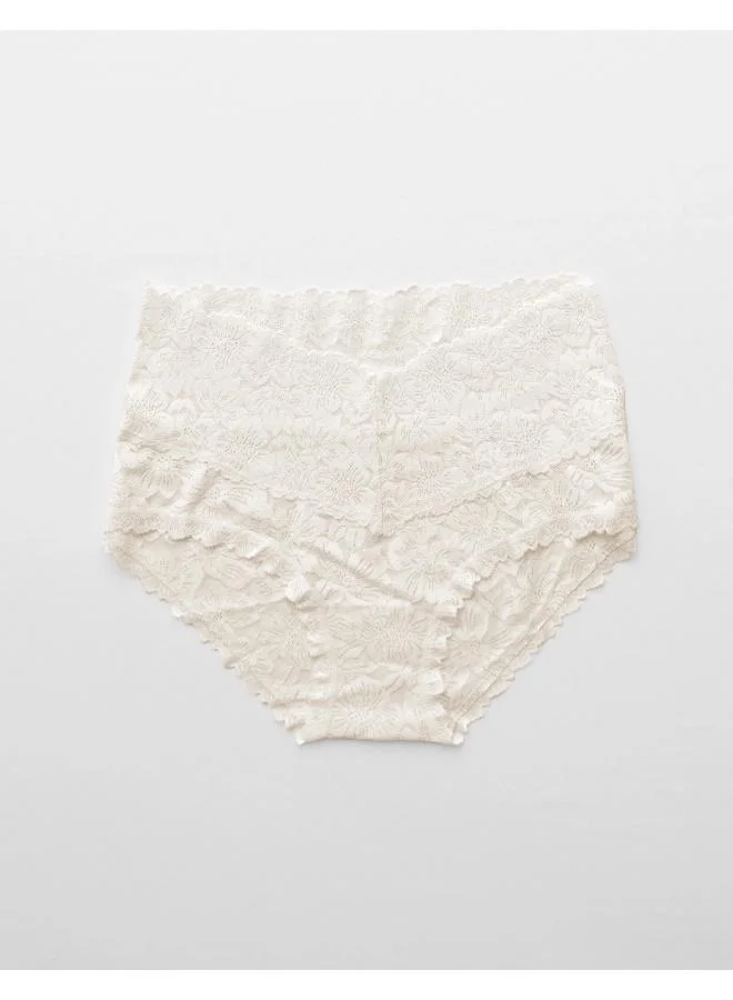 Aerie Show Off Rosey Lace Boybrief Underwear