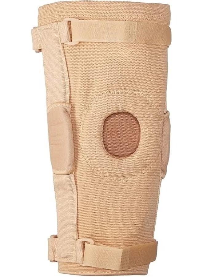 Hinged Knee Support Brace with Bi-Axle Stabilizers, Adjustable Knee Cap for Joint Support and Daily Mobility Comfort (XXL Size) - Image 2