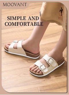 Fashionable and Versatile Open-Toe Slippers Arabic Slippers for Men & Women Daily Commuting Beach Casual Cork Sole Adjustable Slippers Soft and Thick Sole Flats for Out Wear for Couples - pzsku/ZB252451412A5A66478C3Z/45/_/1726051187/bfb67cc3-a62b-4eee-b977-123dc5ce0bc9