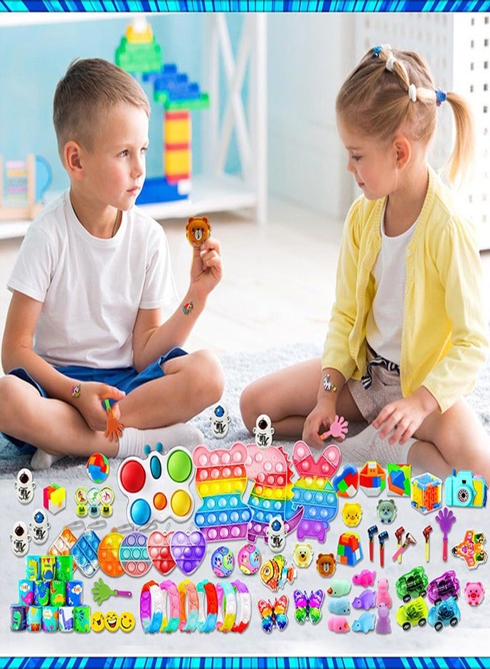 206 children's party gifts, birthday gift toys, stress-relieving sets, sock fillers, treasure box birthday parties, gift bags, carnival prizes, classroom prize treasure box fillers - Image 5