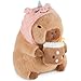 CHDBLOCK Unicorn Capybara Plush Cute Capybara Plush Pillow Kawaii Unicorn Stuffed Aniamls Capybara Plushies Toys Gifts for Kids 11 inch - Image 2