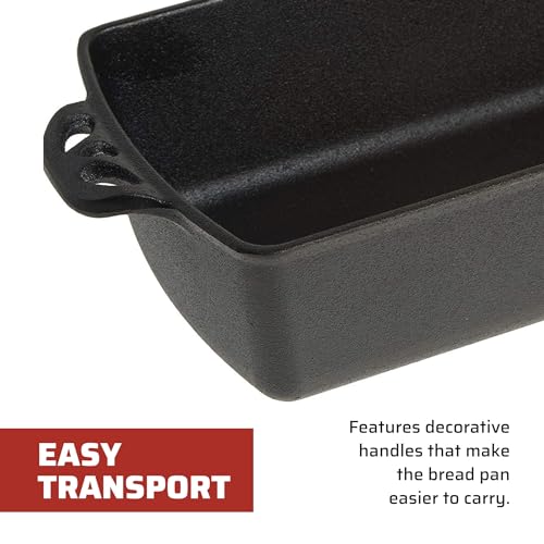 Camp Chef Home Seasoned Cast Iron Bread Pan - Image 5
