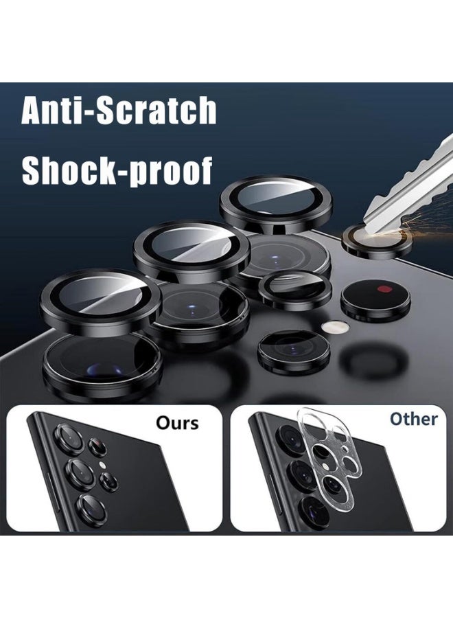 ACLIX Camera Lens Protector for Samsung Galaxy S26 Ultra, Single Rings Cover 9H Hardness Tempered Glass, Easy Installation Tray, HD Clear | Grey - Image 3