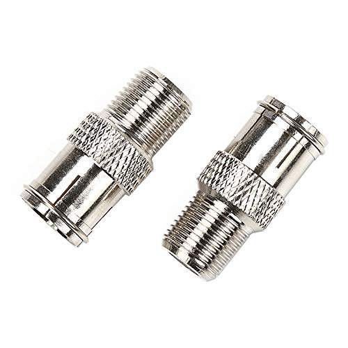 TLS.eagle RG6 Compression F Type Connector Quick Push on Coax Cable Adapter Nickel Plated Pack of 5 - Image 5