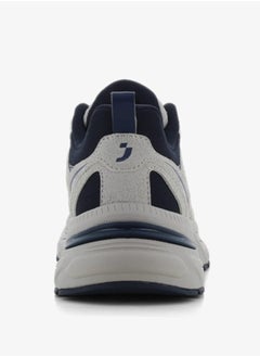 SJ Women's Panelled Lace-Up Low Ankle Sneakers  - Image 3