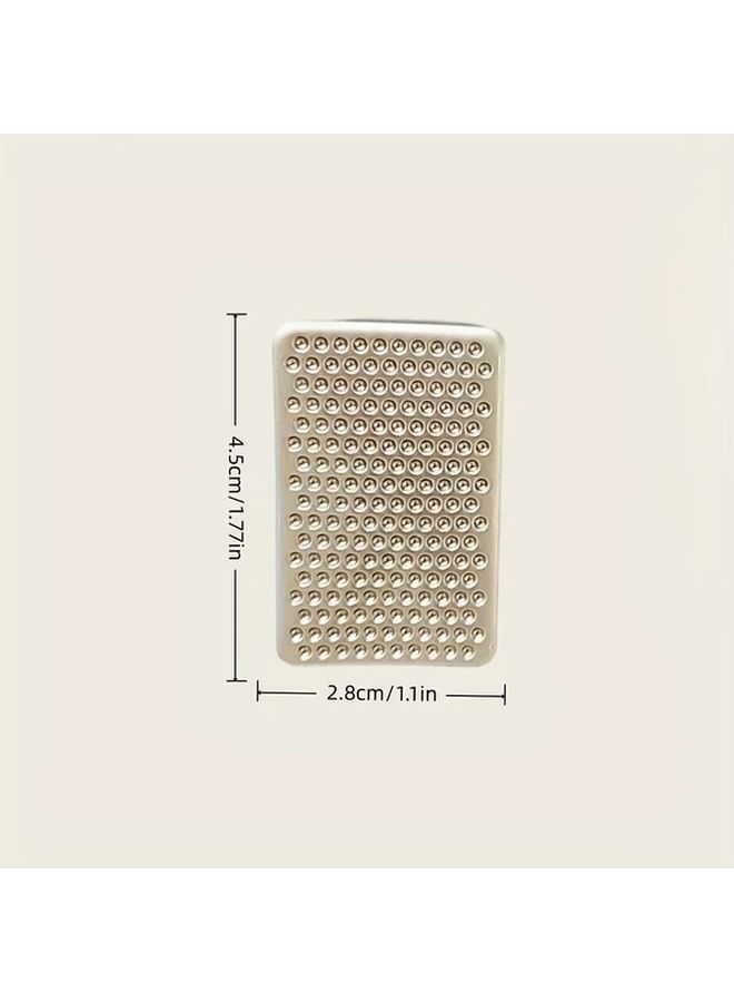 Silvery Fingertip Gyroscope Perforated Sensory Toy Diagonal Operation Micro Creativity Party Holiday Gift - Image 2