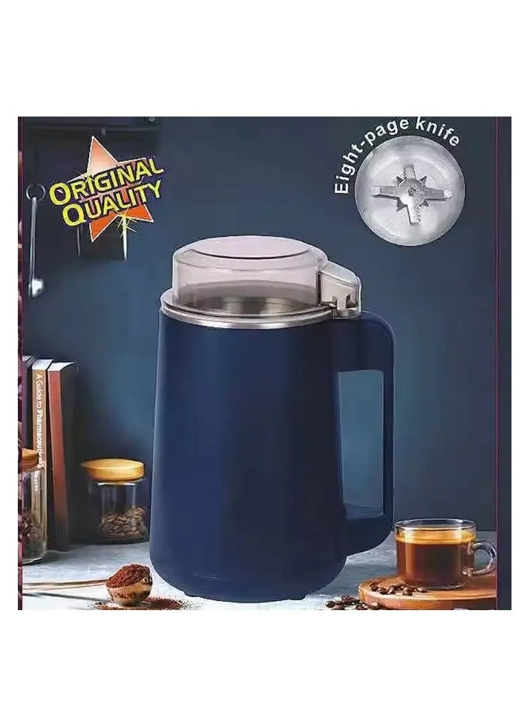 Generic - Multifunctional Mini Portable Coffee Grinder Blender with Stainless Steel Blades Automatic Electric Bean and Spice Grinder for Home and Travel - Image 1