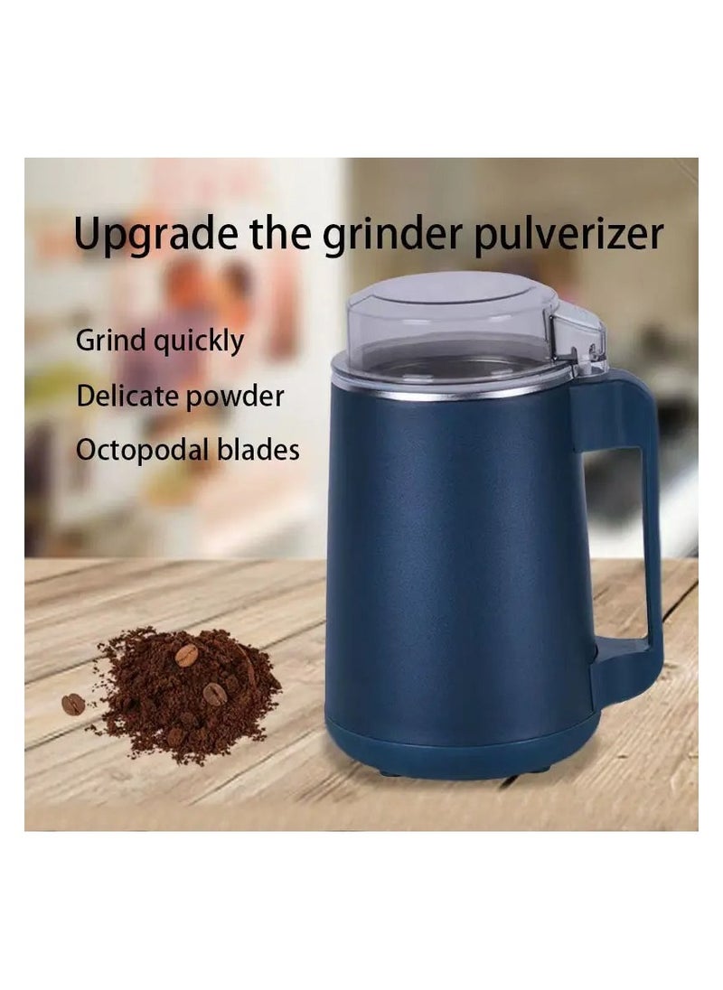 Generic - Multifunctional Mini Portable Coffee Grinder Blender with Stainless Steel Blades Automatic Electric Bean and Spice Grinder for Home and Travel - Image 1