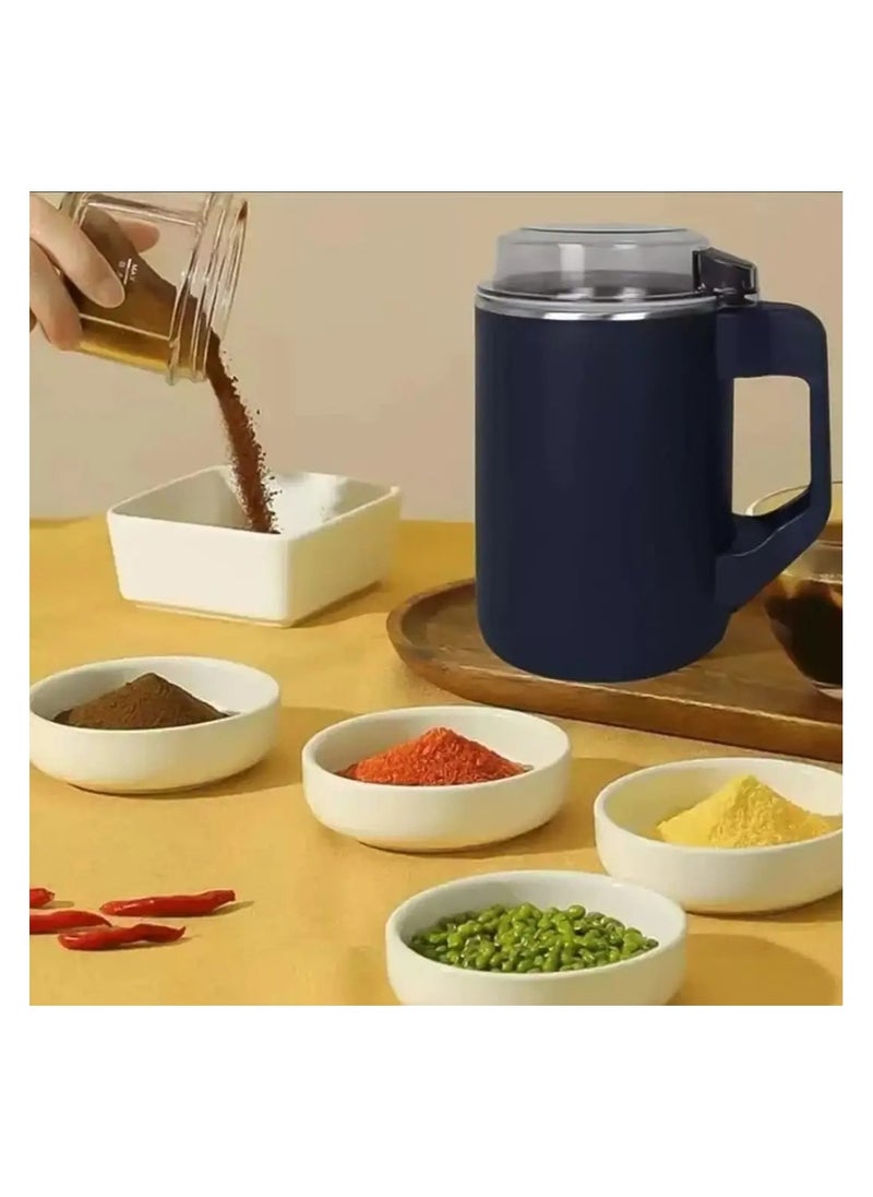 Generic - Multifunctional Mini Portable Coffee Grinder Blender with Stainless Steel Blades Automatic Electric Bean and Spice Grinder for Home and Travel - Image 1
