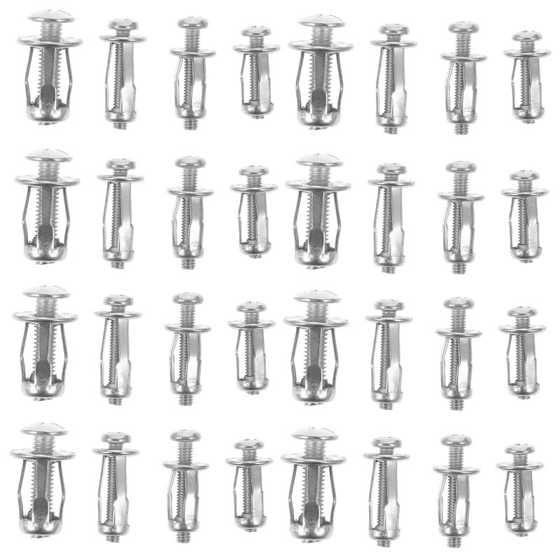 Garneck 1Set Car Screw Assortment with Petal Nuts Jack Nuts for License Plate Fixing Versatile Wear Resistant Strong Load Bearing Capacity for Automotive Repairs DIY Projects - Image 1
