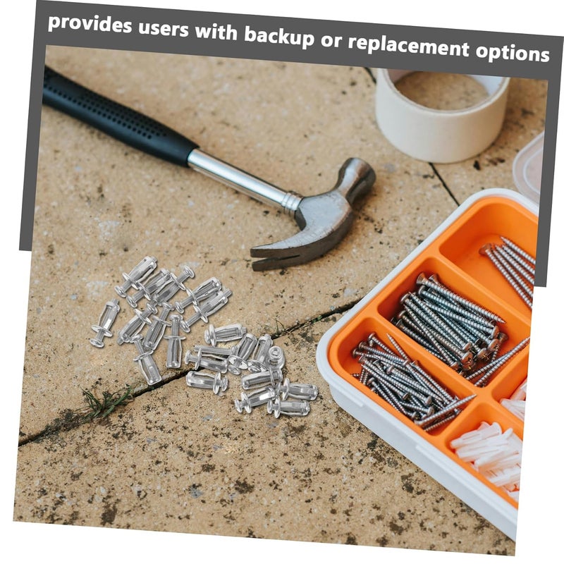 Garneck 1Set Car Screw Assortment with Petal Nuts Jack Nuts for License Plate Fixing Versatile Wear Resistant Strong Load Bearing Capacity for Automotive Repairs DIY Projects - Image 5
