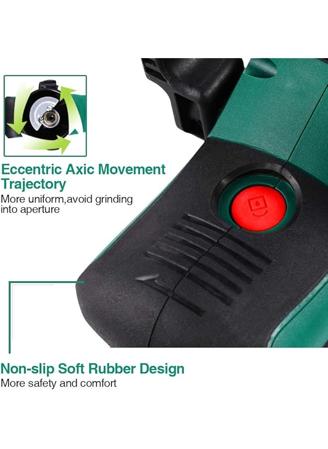 erorex - Dual Action Polisher Kit Random Orbit Car Polisher And Buffers 900W Car Polishing Machines 6 Variable Speeds Orbital Sander Machine Soft Start 150Mm Base Detachable U Handle - Image 1