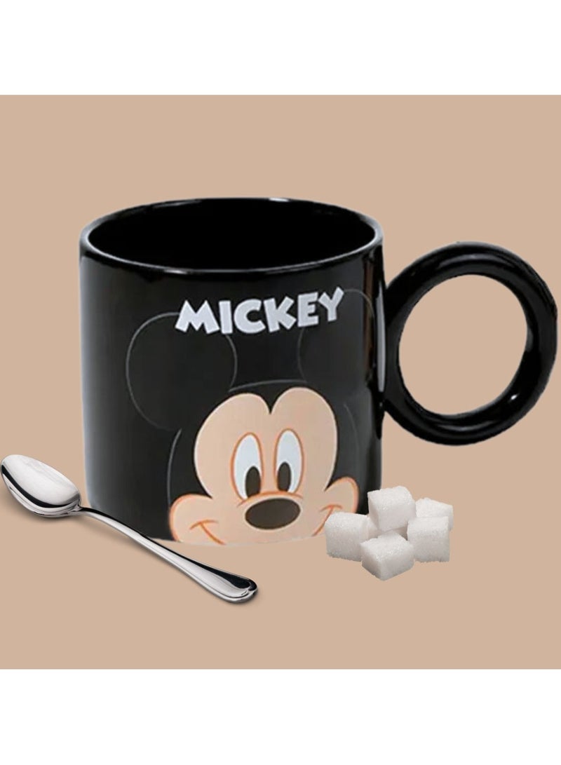 Ceramic Mug with Cartoon Character Mickey Printed Good for Coffee, Milk & Tea 230ml  - Image 1