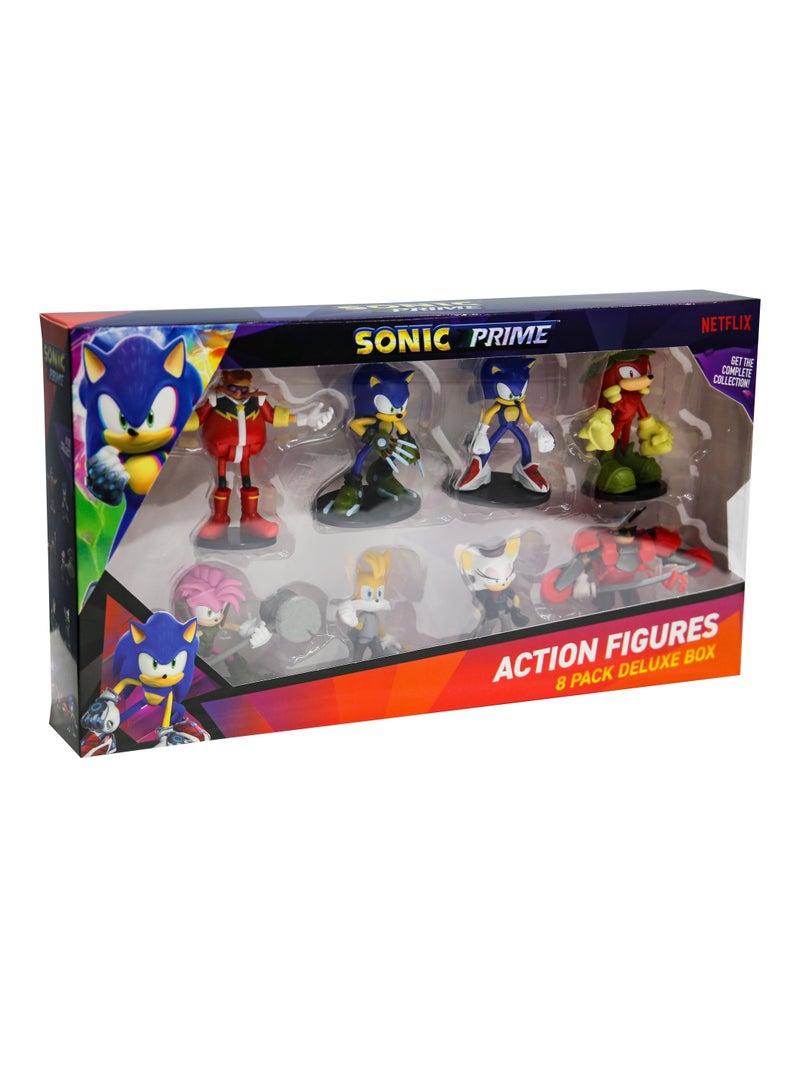 Sonic Articulated Action Figures 8 Pack Deluxe Box - Image 2