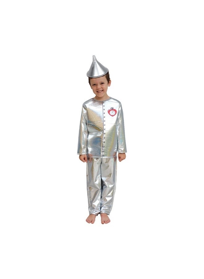 MAD TOYS - Mad Toys Tin Man Costume for Kids (Large) - Image 1
