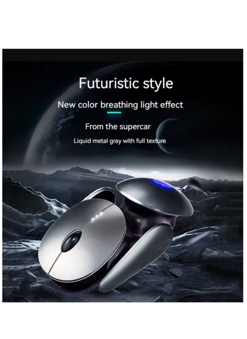 inphic X2 Bluetooth wireless three-mode mouse silent charging luminous business home office e-sports game  - Image 2