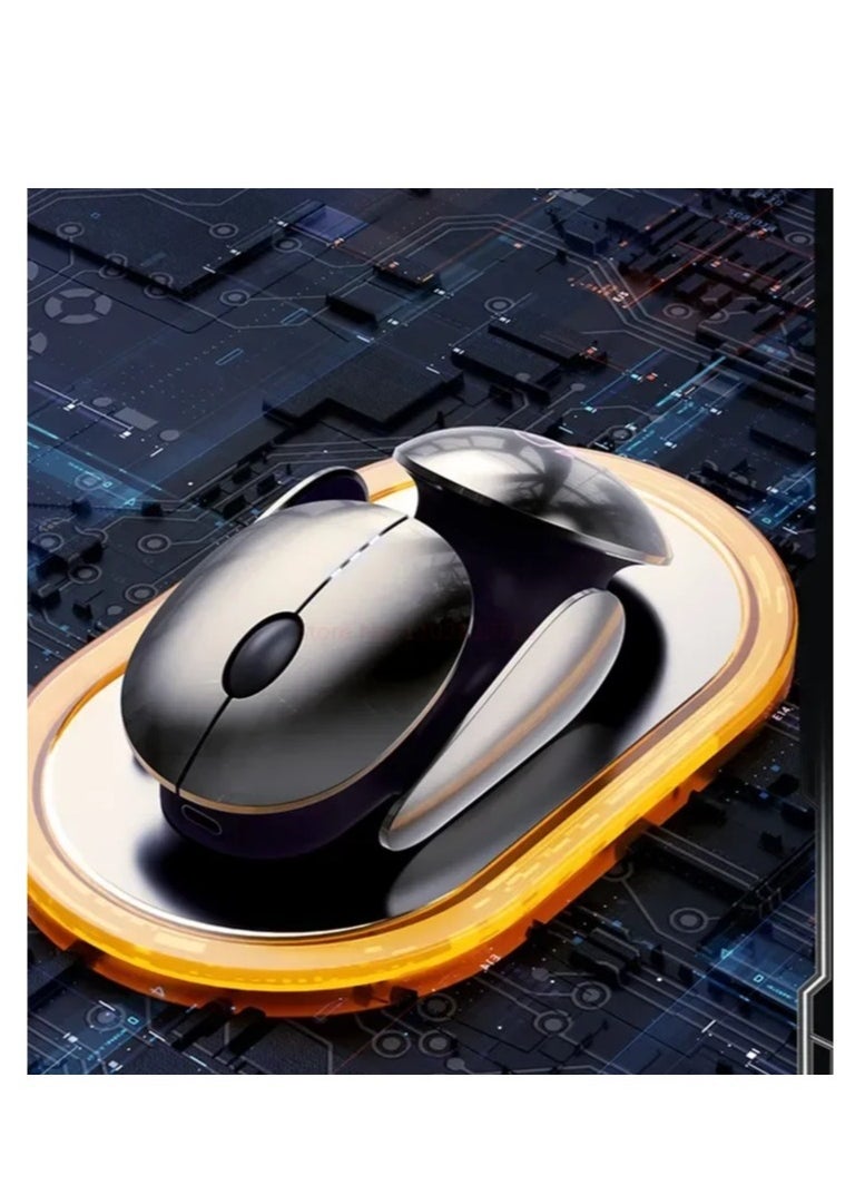inphic X2 Bluetooth wireless three-mode mouse silent charging luminous business home office e-sports game  - Image 5