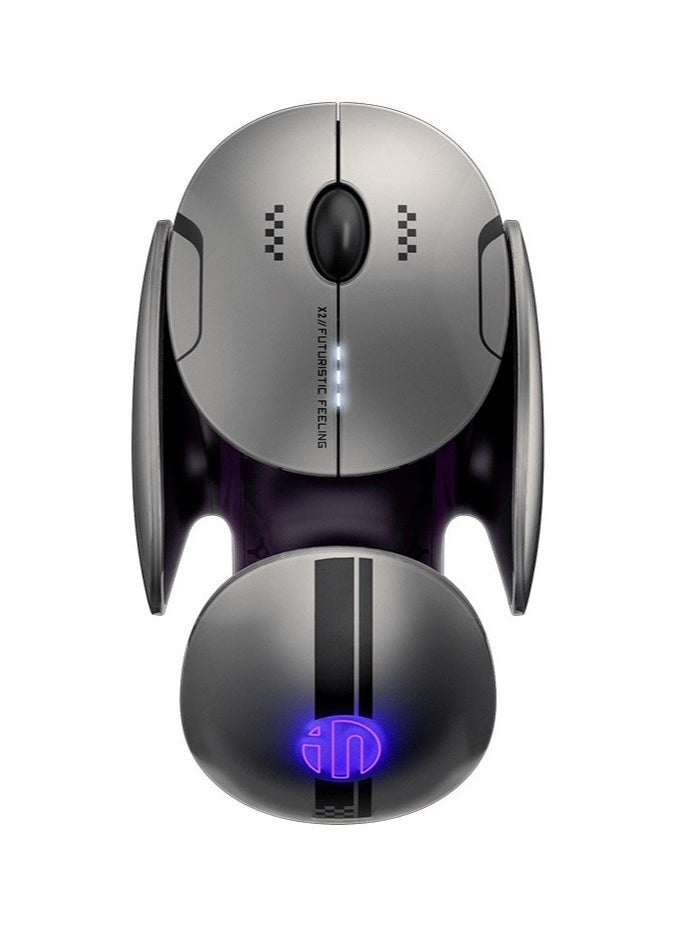 inphic X2 Bluetooth wireless three-mode mouse silent charging luminous business home office e-sports game  - Image 1