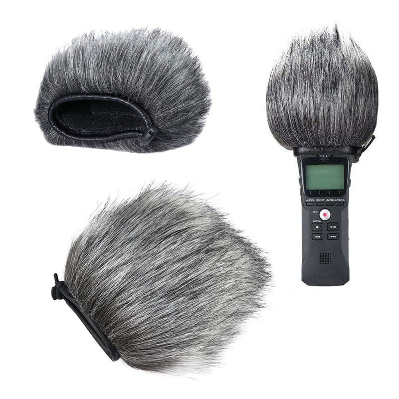 NEXT GEEK Imported Microphone Windscreen,Windshield Fur Cover Compatible For Zoom H1, H1N PACK OF 1 - Image 1