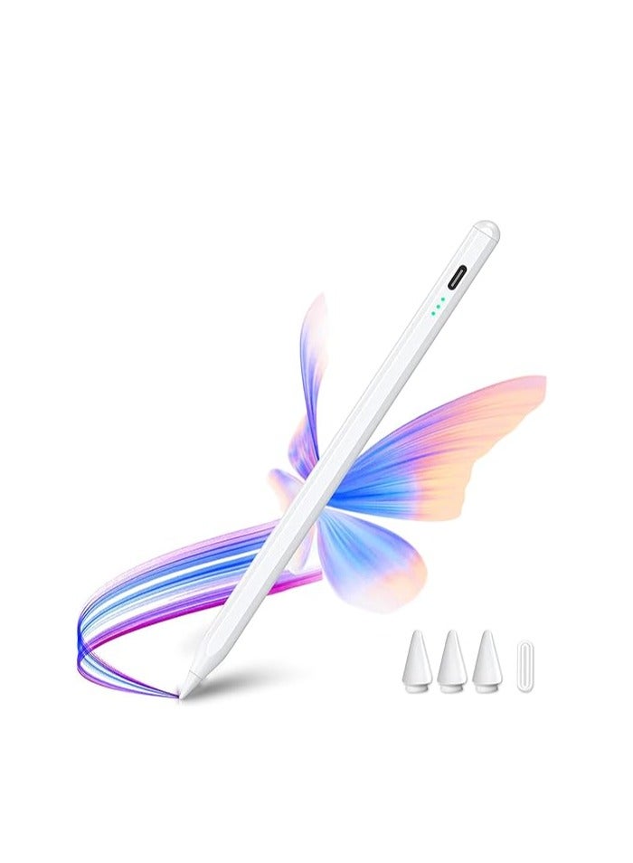 WeCool P1 iPad Pencil for iPad 10th/9th Generation, Stylus Pen for iPad with Upgraded 500mAh Battery | Palm Rejection | Magnetic Adsorption | Tilt Tech, Precise Stylus for iPad 2018-2024 - Image 1