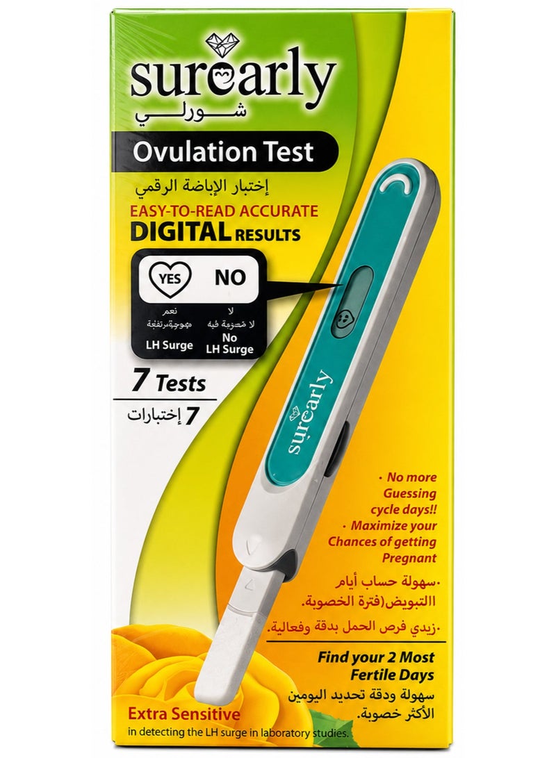 surealy Shurealy Digital Ovulation Test 7 Tests - Image 1