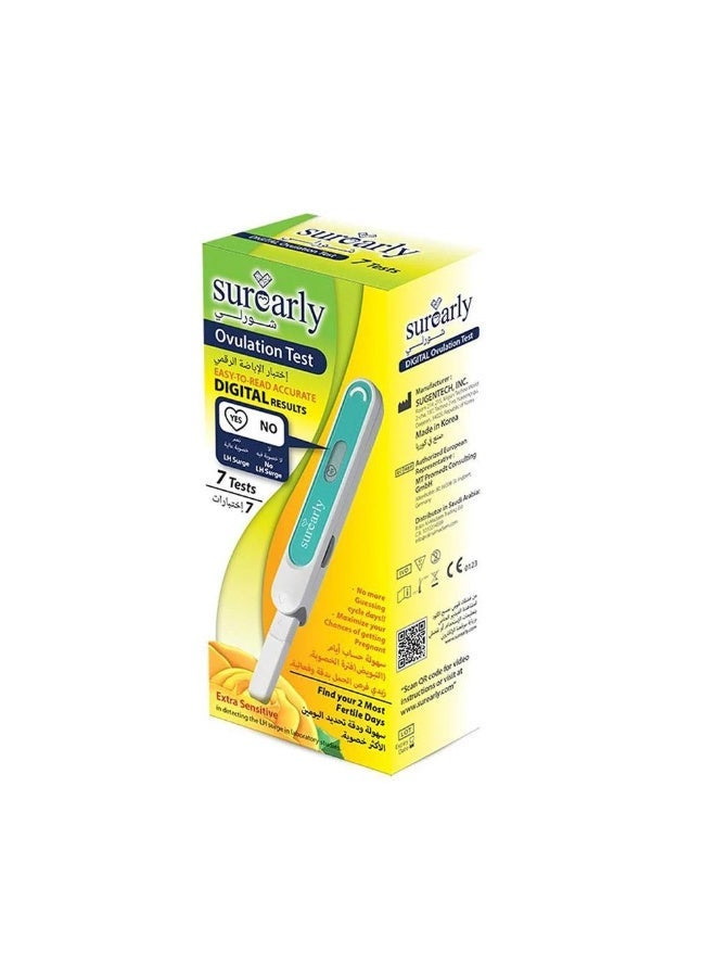 surealy Shurealy Digital Ovulation Test 7 Tests - Image 2