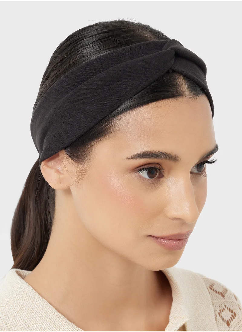 Ginger Knot Detail Jersey Flat Headband