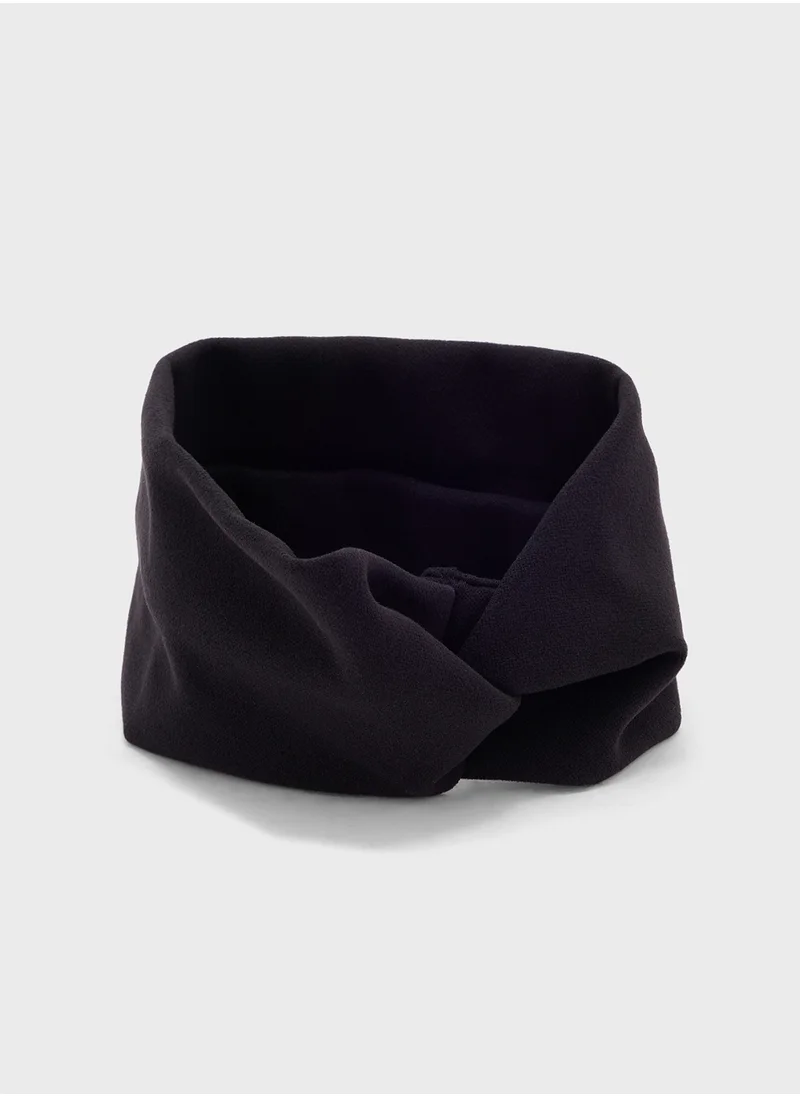 جينجر Knot Detail Jersey Flat Headband