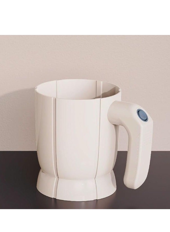 4-cup electric flour sifter, battery-powered, sifts finely and quickly at the touch of a button and delivers perfect baking results effortlessly. - Image 2