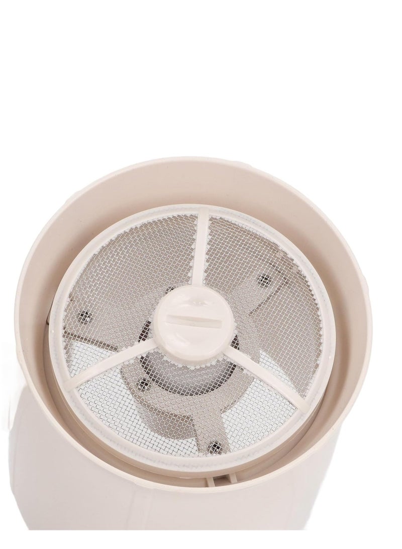 4-cup electric flour sifter, battery-powered, sifts finely and quickly at the touch of a button and delivers perfect baking results effortlessly. - Image 4