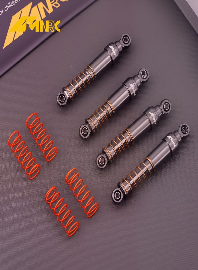 NMNRC Alum Simulated 50MM TRX4M Shocks for 1/18 TRX-4M Front Rear Shock Series Upgrades Part Gray - Image 2