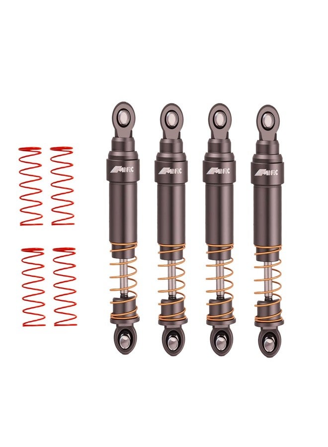 NMNRC Alum Simulated 50MM TRX4M Shocks for 1/18 TRX-4M Front Rear Shock Series Upgrades Part Gray - Image 1