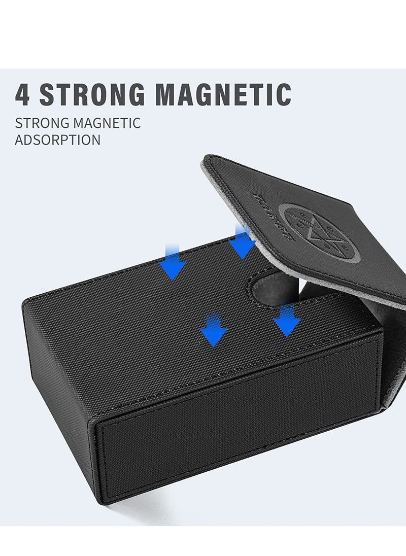 Excefore - Tarot Card Case Souvenir Card Storage Box Large Capacity Holds About 95 Pages for Most Standard Size Tarot Fold Top Design Not Included for Tarot Cards - Image 1